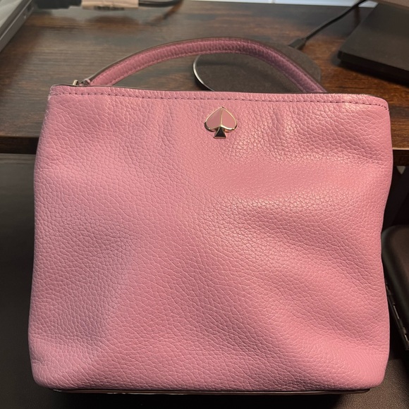 Kate Spade Lilac Textured Shoulder Bag/Crossbody. NWOT - Picture 3 of 11